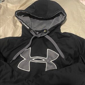 Under Armour Black and Gray Kids Hoodie